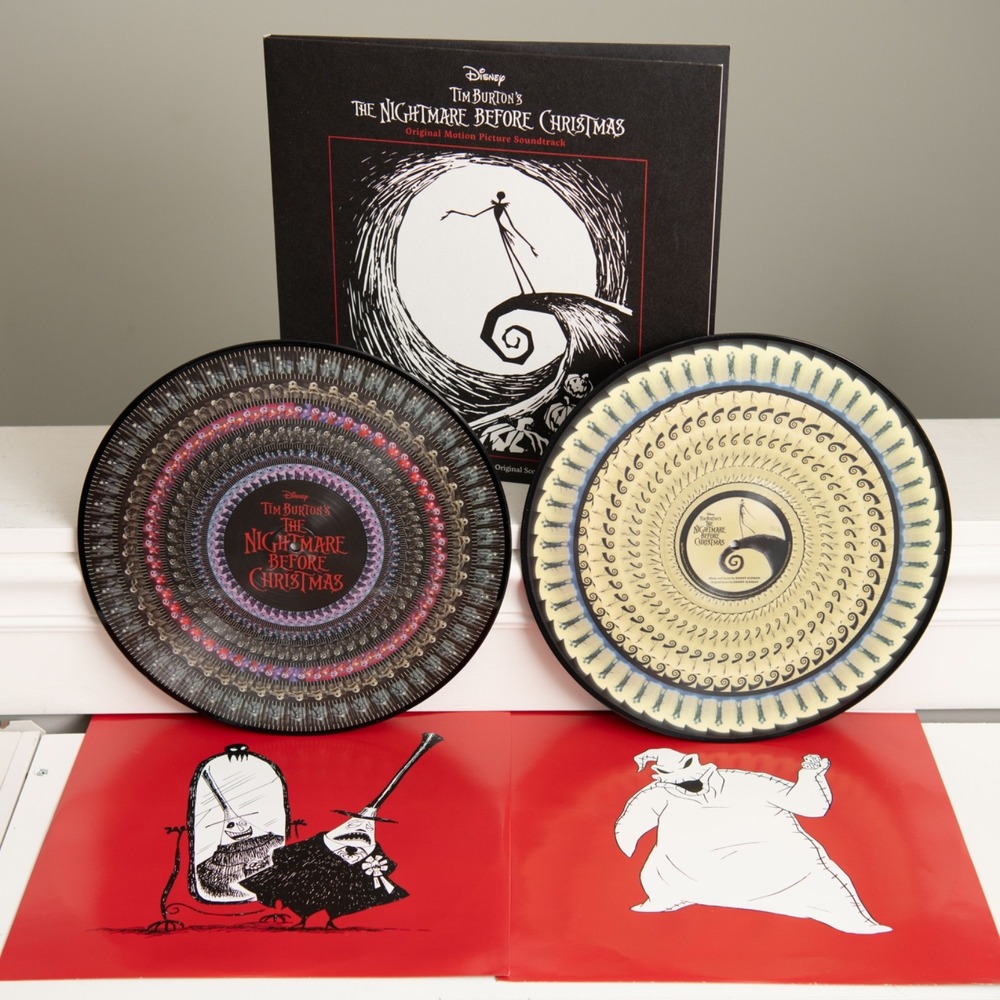 Nightmare Before Christmas Vinyl 2-LP Zoetrope Picture Disc Tim Burton Halloween